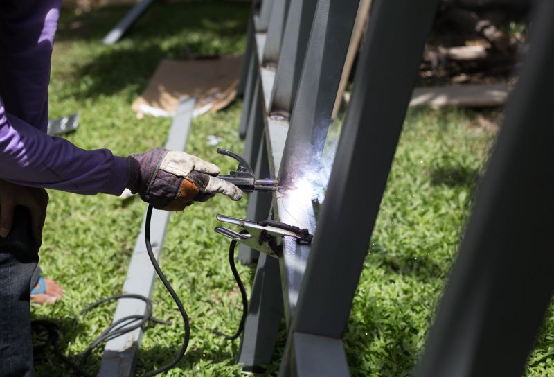Fence Repair in Progress